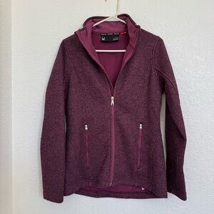 Spyder Maroon Full-Zip Jacket